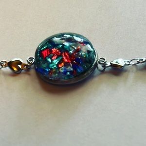 Custom silver bracelet